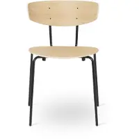 Ferm Living Herman Chaise de salle à manger White Oiled Oak