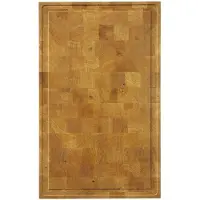 Hendi En bois de chêne huilé de première qualité, très dense et massif - résistant aux chocs et aux rayure, Planche à découper, Marron