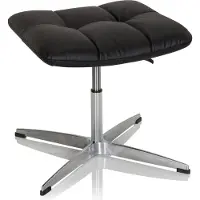 Hjh OFFICE Tabouret / Siège Pivotant Saranto Tissu Gris Foncé