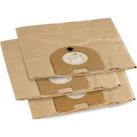 Powerplus Sacs à poussière Sacs à poussière indéchirables 3 pièces 10 litres de capacité pour POWX320