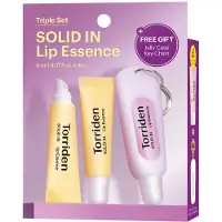 Torriden Solid In Lip Essence Triple Set - 11 ml * 3 pcs , keychain
