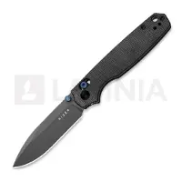 Kizer Cutlery Couteau pliant Pokiman CD AEB-L, Black Micarta, Stonewashed