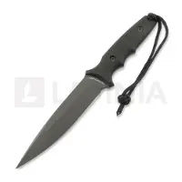 Spartan Blades Couteau Harsey Clandestina, Black, Kydex