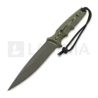 Spartan Blades Couteau Harsey Clandestina, Black/Camo, Black Kydex