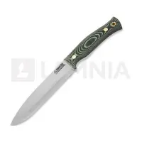 Casström Couteau No.14 SFK Green Micarta. left