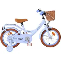Volare Vélo enfant Ashley - Fille - 14 pouces - Bleu pastel