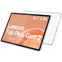 Lenovo Tab Plus Gen 2 8GB 128GB - Celestial White + Clear Case Processeur MediaTek Dimensity 7400 2,60 GHz , Android 16 ou version ultérieure, 128 Go UFS 3.1 - ZAHT0032SE