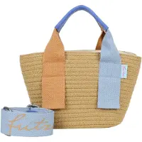 Fritzi aus Preußen sac à main sac à épaule bandoulière Happy Summer Cross Blue Wood beige
