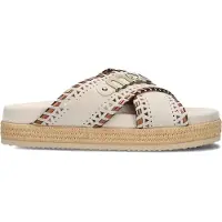 Mou Mules CRISS-CROSS SANDAL METAL STITCH femmes - Blanc - 39