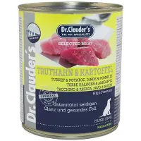 Dr. Clauder's dinde avec pommes de terre pâtée pour chien