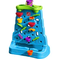 Step2 Waterfall Discovery Water Wall with Maze - Table d'eau / Jeux d'eau pour le jardin / l'extérieur - Jeu STEM - Ensemble d'accessoires 13 pièces inclus