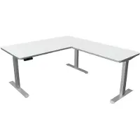 Kerkmann Move 3 Premium höhenverstellbarer Schreibtisch weiss rechteckig