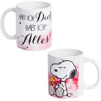 Snoopy Mug de - Morgenmuffel - pour Indifférent - blanc/multicolore - Taille Standard