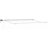 vidaXL Cadre d'auvent blanc 400 x 300 cm en aluminium