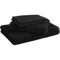 MOODIT Ensemble Linge de Bain MOODIT Troy Black (Lot de 4)