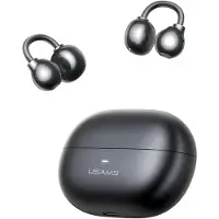 Usams Echo R02 Clip-On Wireless Bluetooth Headphones Grey (casque sans fil à pince)
