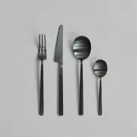 101 Copenhagen Kogei Couverts Black (16 pcs)