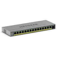 Netgear GS116EP, Administré, L2/L3, Gigabit Ethernet (10/100/1000), support Power over Ethernet (PoE)
