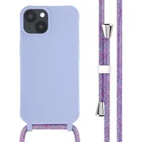 IMoshion Coque en silicone avec cordon Apple iPhone 14 - Violet