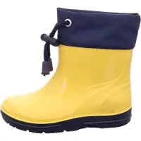 Beck Bottes en caoutchouc bleu marine / jaune
