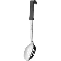 Super Merchant Mousseuse, ovale Acier inoxydable avec manche en PP, Ustensiles de cuisine, Noir