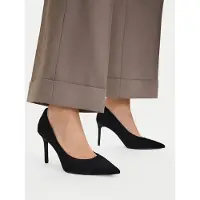 Tamaris Escarpins A Talon Cuir - Noir Comb