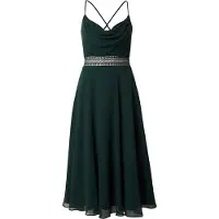 Vera Mont Robe de cocktail vert foncé