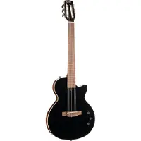 Cort Sunset Nylectric II Nylon Black guitare classique électro-acoustique avec housse