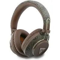 GUESS Écouteurs Triangle Logo Bluetooth Enc Marron