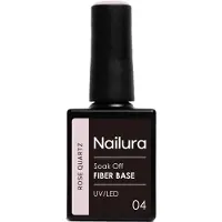 Nailura Base De Vernis à Ongles Fiber Base Rose Quartz 10 Ml