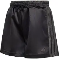 Adidas Pantalon de sport 'JG SATIN' gris foncé / noir