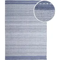 Axi Rhodos Tapis D'Extérieur, Rectangulaire, Bleu, 200X290 Cm / Épaisseur : 5 Mm - Tapis Jardin Extérieur/Intérieur - Tapis Balcon Fabriqué À Partir