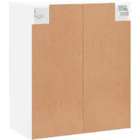 vidaXL Armoire murale blanc 60x31x70 cm Bois composite