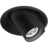 Wever & Ducre Bliek Round LED 1.0 Spot Encastré Black Matt | 2700 K | Medium