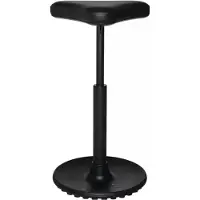 Topstar Stehhilfe Kunstleder Sitzhöhenverstellung 570-770 mm Stahlrohr schwarz (57 - 77 cm)