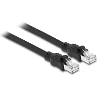 DeLOCK NWK RJ45 Cat.6A F/UTP mit innerem Metallmantel 2 m