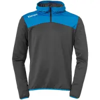 Kempa Sweat de sport bleu / anthracite / blanc