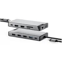 Alogic 12-in-1 USB-C PD DV3 Triple Display Docking Station