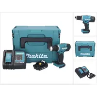 Makita Perceuse-visseuse sans fil DDF 453 SY1J 18 V 42 Nm + 1 batterie 1,5 Ah + chargeur + Makpac