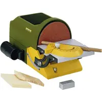 Proxxon Micromot Tellerschleifgerät TG 125/E 230V Schleifteller 125 mm, Tisch Aluminium