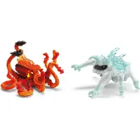 Schleich ELDRADOR CREATURES 70826 Scarabée de glace vs. pieuvre de feu 70826