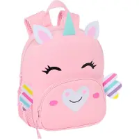 Safta Sac à dos scolaire Unicornio Pink 20 x 25 x 9 cm
