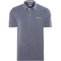 Columbia Nelson Point Short Sleeve Polo Bleu S Homme
