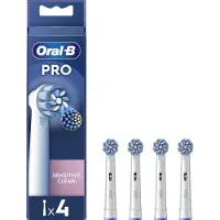 Oral-B Oral B Sensitiv Clean brossettes Brosse à dents électrique Lot de 4 Hygiène dentaire Nettoyage efficace