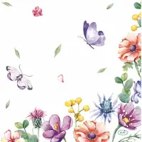Duni Servetten Breezy Butterflies 33X33 Cm