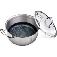 Berlinger Haus casserole 20 cm - acier inoxydable - collection éternelle avec revêtement Eterna - convient à toutes les sources de chaleur, y compris l'induction et le four