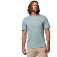 Columbia Csc Logo Back Short Sleeve T-shirt Bleu XS Homme