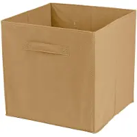 DOCHTMANN Boîte pour callax, boîte de rangement textile, brun 31x31x31cm