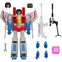Super7 Transformers Ultimates Action Starscream G1 Figure 18 Cm Multicolore