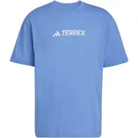 Adidas Terrex Classic Logo Short Sleeve T-shirt Bleu L Homme